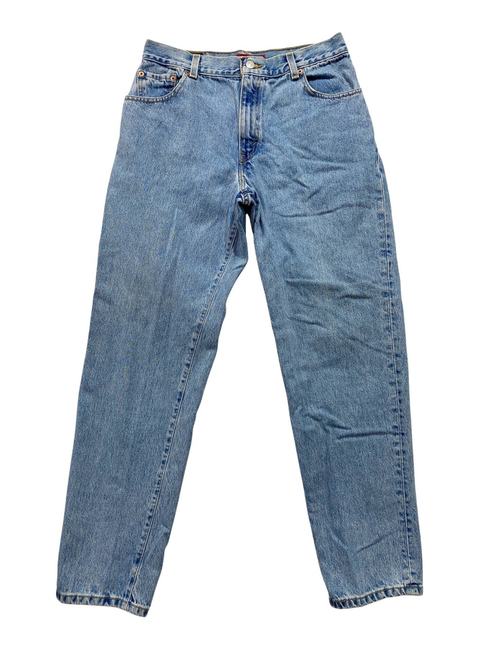 Vintage Levi's 550 Classic Relaxed Tapered Leg Light Wash Mom Jeans Sz 29 Tag 12
